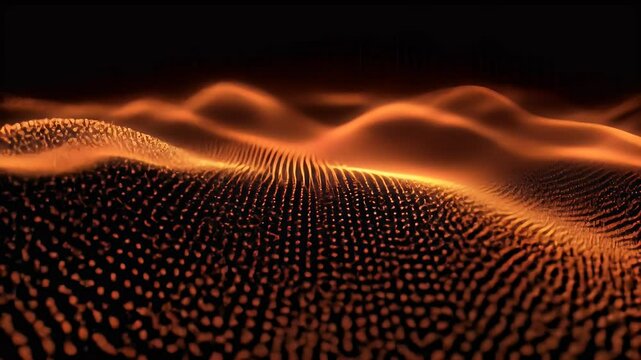 Abstract orange pattern design