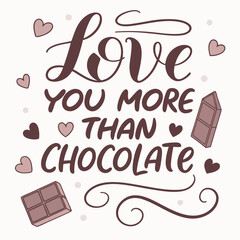 coffee and chocolate chocolate vector T-shirt design