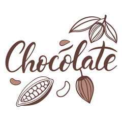 coffee beans vector chocolate vector T-shirt design