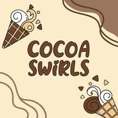 coffee cup background chocolate vector T-shirt design