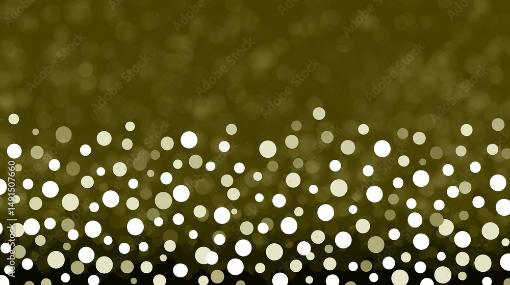 Poster abstract design with softly focused circles.