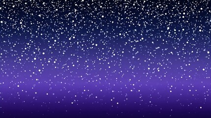 A night sky filled with falling stars and a gradient of purple hues.
