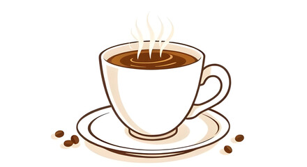 coffee with beans