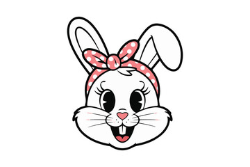 rabbit silhouette  Vector