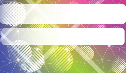 Decorative background with triangles, line, circle, space for text. Decorative design For interior wallpaper, smart design, fashion print. Vector illustration.