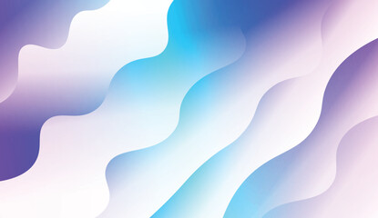 Modern Shiny Waves. For Your Design Ad, Banner, Cover Page. Vector Illustration with Color Gradient.