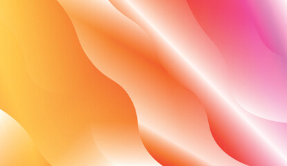Wave Modern Background. For Your Design Wallpaper, Presentation, Banner, Flyer, Cover Page, Landing Page. Vector Illustration with Color Gradient.