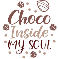 coffee beans vector illustration Chocolate vector T-shirt design 