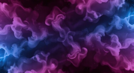 Fototapeta premium A dynamic abstract background with swirling smoke patterns in shades of purple and blue high resolution ideal for tech and fashion branding