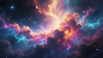 Fototapeta premium Abstract Space Background