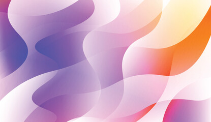 Modern Background With Wave Gradient Shape. For Your Design Wallpapers Presentation. Vector Illustration with Color Gradient.