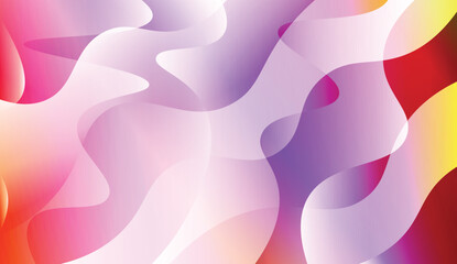Modern Wavy Background. For Creative Templates, Cards, Color Covers Set. Vector Illustration with Color Gradient.