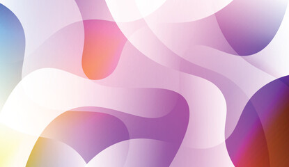 Modern Wavy Background. For Creative Templates, Cards, Color Covers Set. Vector Illustration with Color Gradient.