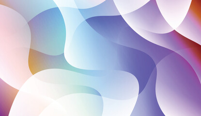 Abstract Wavy Background. For Business Presentation Wallpaper, Flyer, Cover. Vector Illustration with Color Gradient.