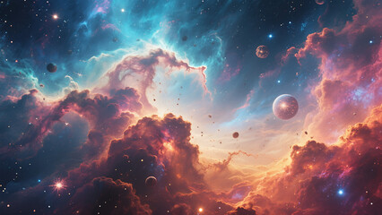 Fototapeta premium Abstract Space Background