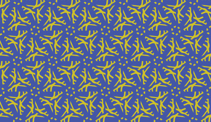 Purple color Pattern with abstract geometric design. Vector seamless illustration. Design for your interior wallpaper, fashion print, business presentation.