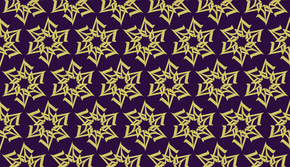 Vector illustration with pattern in triangles style. Curved line. Decorative design for For interior wallpaper, smart design