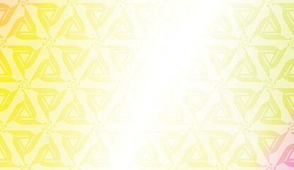 Decorative pattern with geometric ornament. Vector illustration. For fashion print, scrapbooking page, flyer design. Gradient color