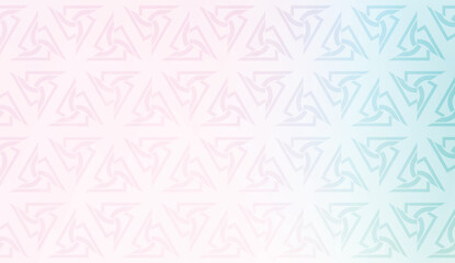 Modern pattern with curved line. Triangles, line, geometric elements. Vector illustration. Design for flyer, wallpaper, presentation, paper. Gradient color