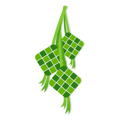 Ketupat Vector. A type of rice cake