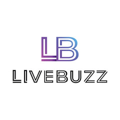 Vectors Gradient initials LV effect logo