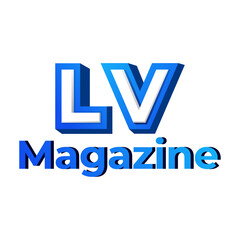 Vectors Gradient initials LV effect logo