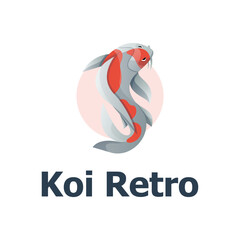 Detailed Koi Fish Vector Illustration Image illustration