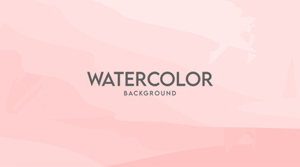 Elegant Pink Watercolor Vector Background for Creative Designs