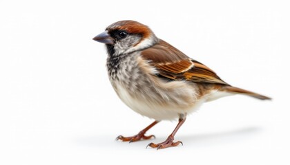 Sparrow bird observation urban garden wildlife photography studio setting close-up nature and wildlife conservation