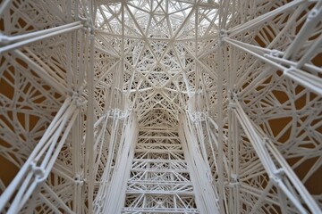 Intricate 3D-printed  structure
