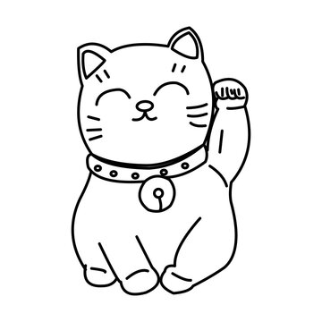 Cat cartoon vector
