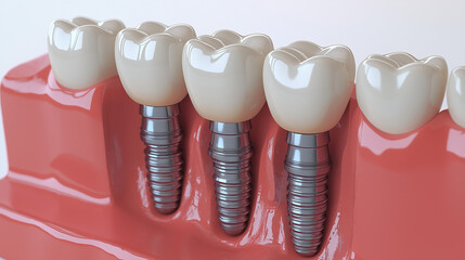 インプラントの模型