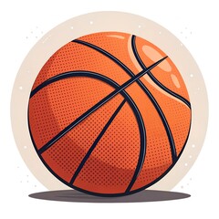 Obraz premium the basketball vector