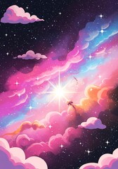 Fototapeta premium Celestial Dreamscape