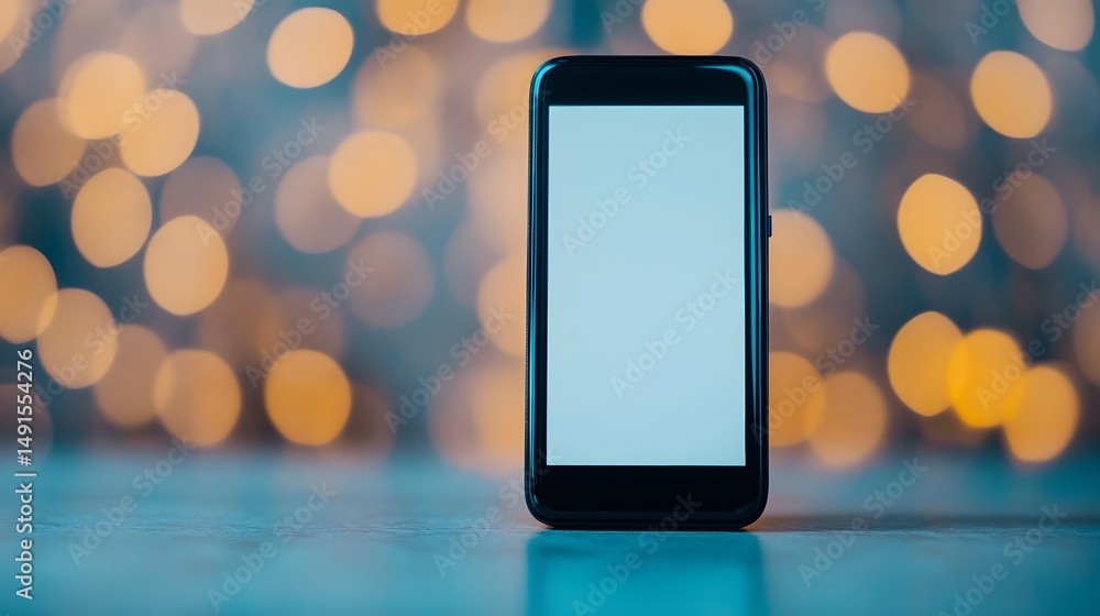 Poster smartphone displaying payment security verification