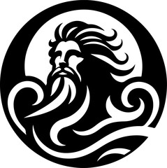 sketch illustration icon logo symbol mythological creature god goddess belief ethnic traditional