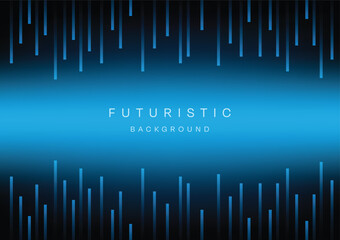 Blue Futuristic Abstract technology background Hi-tech system concept vector illustration
