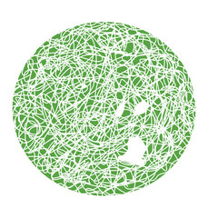 Klepon, indonesian Traditional Food Illustration