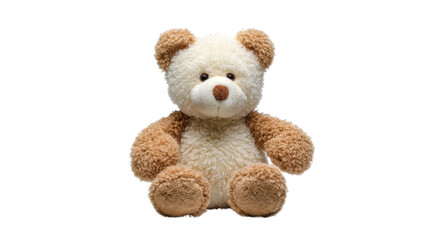 Obraz premium Adorable teddy bear soft toy for cuddling.