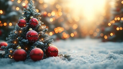 christmas cartoon in winter 23