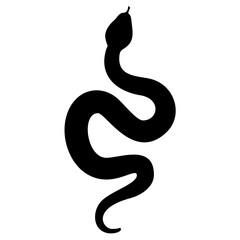 silhouette of a viper