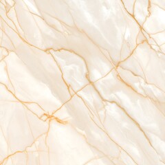 Fototapeta premium Light sandy marble texture with golden veins and smooth polished surface, realistic stone background