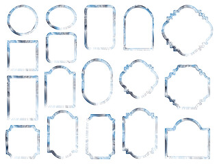 フレーム筆2、15青