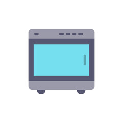 Simplified representation of a compact oven, suitable for kitchen related designs