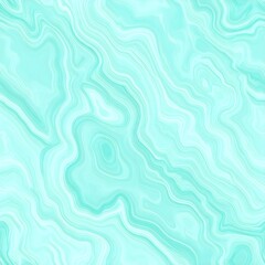 Fototapeta premium Realistic aqua-colored onyx texture with soft swirls and cloudy translucent layers, gemstone look