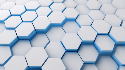 abstract biomedical background with honeycomb and hexagons