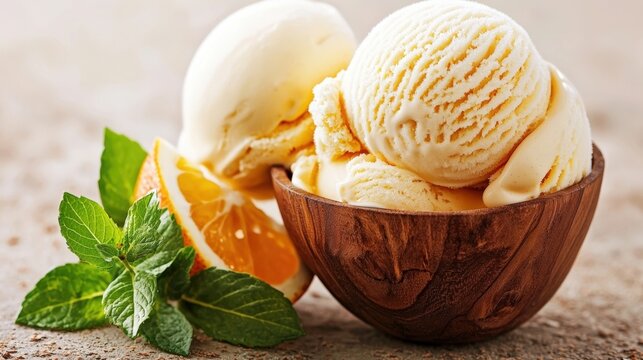 a luxurious, velvety smooth and creamy texture resembling satin, perfect for indulging in a guilt free soft yoghurt ice cream treat.