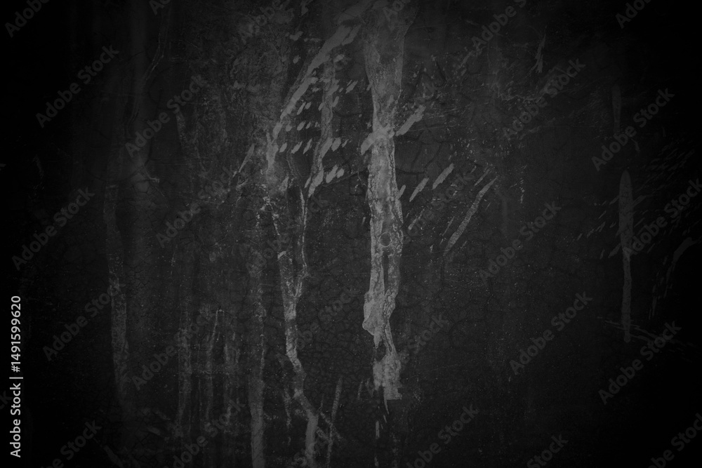Poster old wall texture smeared engine oil cement dark black gray background abstract grey color design are