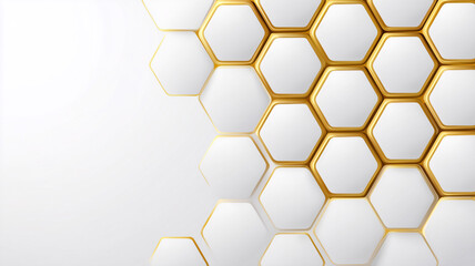 abstract biomedical background with honeycomb and hexagons