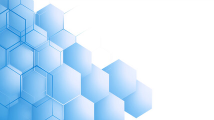 abstract biomedical background with hexagons and honeycombs
